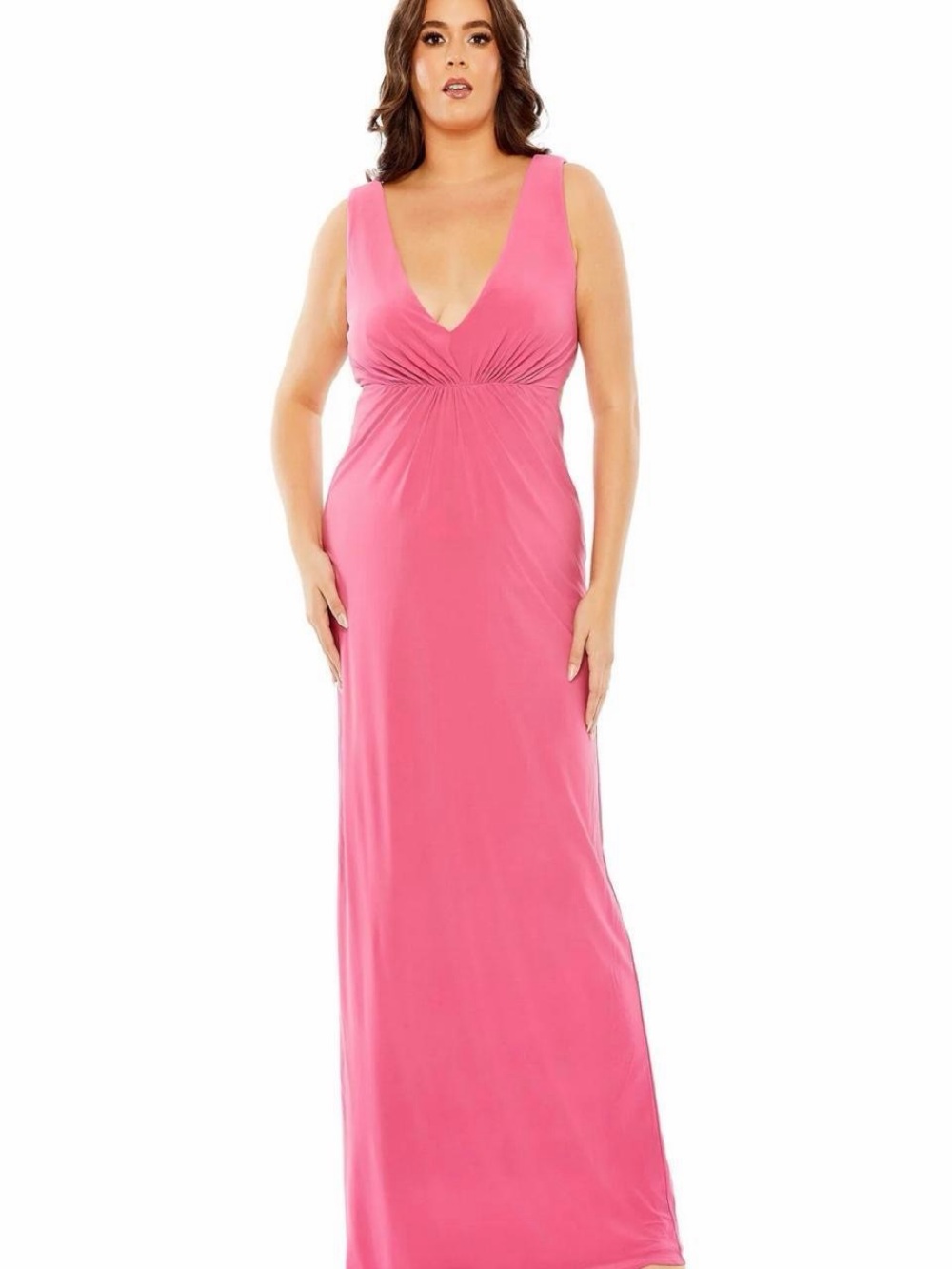 Mac Duggal Style 68536 Ruched Jersey Evening Gown – Size 18